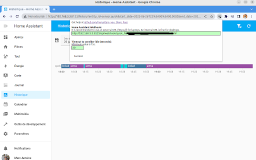 Are you there? Hass  from Chrome web store to be run with OffiDocs Chromium online