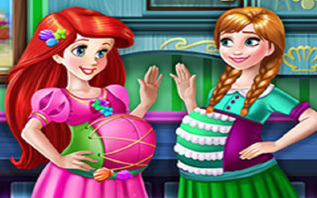 Ariel and Anna Pregnant BFFs  from Chrome web store to be run with OffiDocs Chromium online