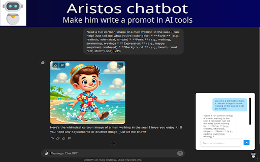 Aristos GPT  from Chrome web store to be run with OffiDocs Chromium online
