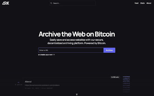 Ark  from Chrome web store to be run with OffiDocs Chromium online