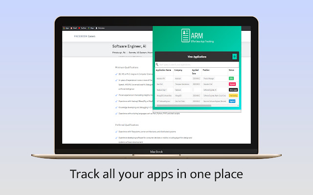 ARM: Application Resource Manager  from Chrome web store to be run with OffiDocs Chromium online