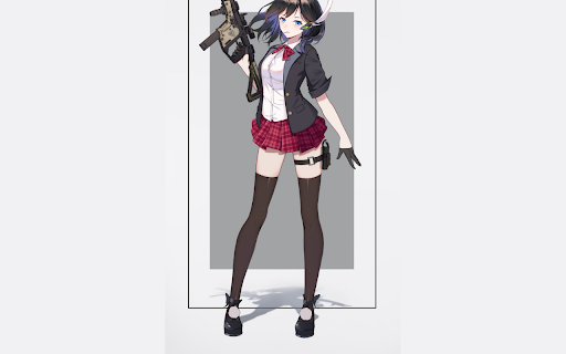 Armed Schoolgirl  from Chrome web store to be run with OffiDocs Chromium online