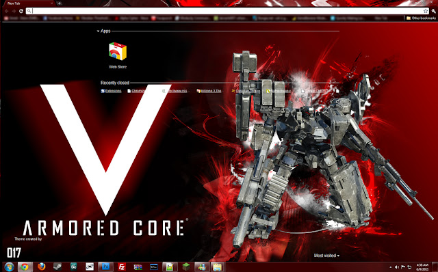 Armored Core V  from Chrome web store to be run with OffiDocs Chromium online
