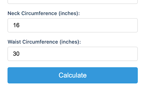 Army Body Fat Calculator 2024  from Chrome web store to be run with OffiDocs Chromium online