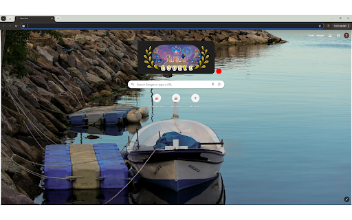 A Rowboat by a Riverside  from Chrome web store to be run with OffiDocs Chromium online