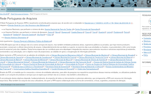 Arquivos de Portugal  from Chrome web store to be run with OffiDocs Chromium online