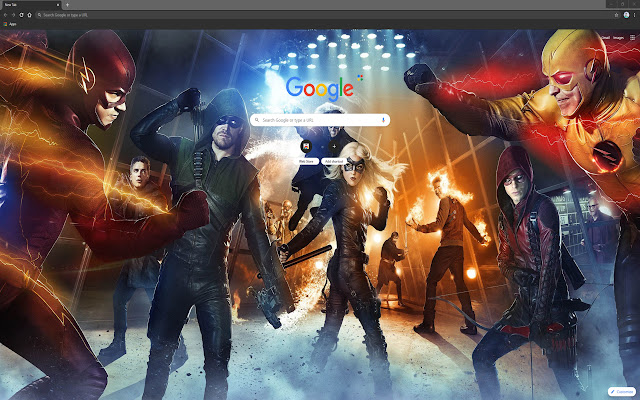 Arrowverse 2K Theme  from Chrome web store to be run with OffiDocs Chromium online