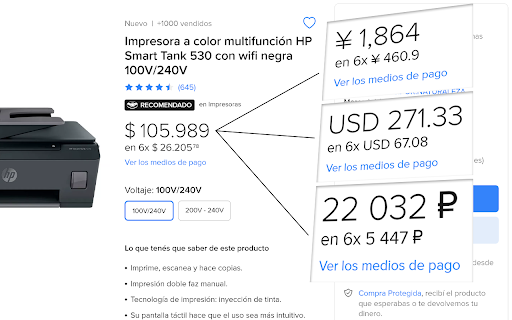 ARS: Currency Converter  from Chrome web store to be run with OffiDocs Chromium online