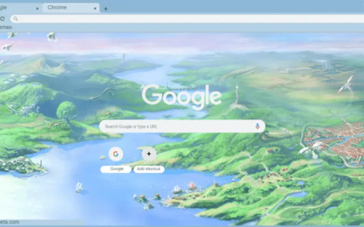 Art Awsome theme  from Chrome web store to be run with OffiDocs Chromium online
