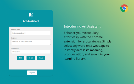 articulate.xyz  from Chrome web store to be run with OffiDocs Chromium online