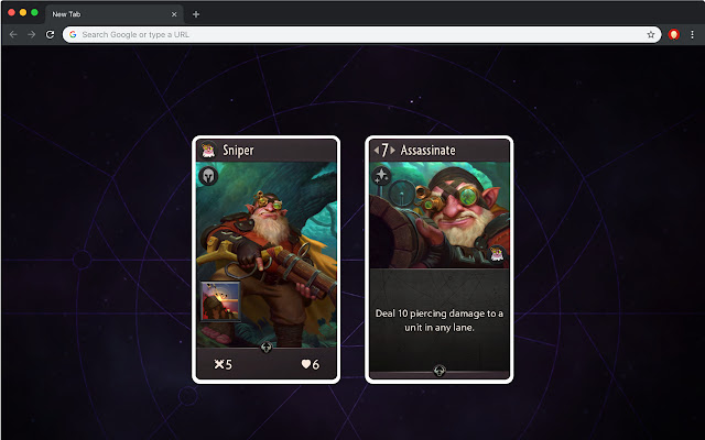 Artifact Cards for New Tab  from Chrome web store to be run with OffiDocs Chromium online
