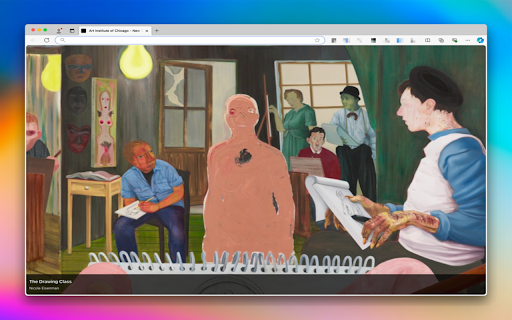 Art Institute of Chicago New Tab  from Chrome web store to be run with OffiDocs Chromium online