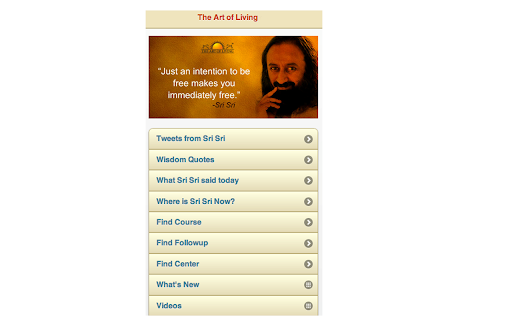 Art Of Living Updates  from Chrome web store to be run with OffiDocs Chromium online