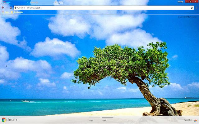 Aruba Beach Cloud ze sklepu internetowego Chrome można uruchomić z OffiDocs Chromium online