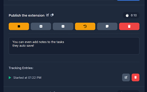 Aryans Task Tracker  from Chrome web store to be run with OffiDocs Chromium online