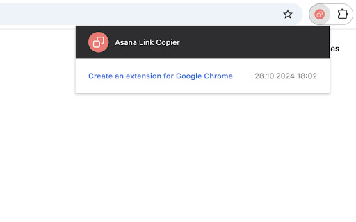Asana Link Copier  from Chrome web store to be run with OffiDocs Chromium online