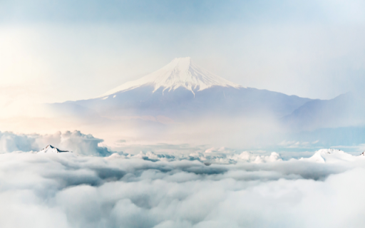 Ascent to Fujis Summit Above the Clouds  from Chrome web store to be run with OffiDocs Chromium online