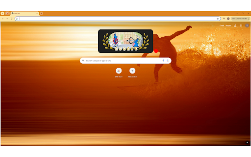 A Silhouette of a Person Surfing during Sunset  from Chrome web store to be run with OffiDocs Chromium online