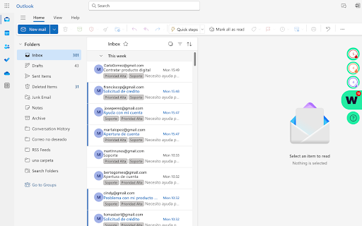 Asistente WIRD  from Chrome web store to be run with OffiDocs Chromium online