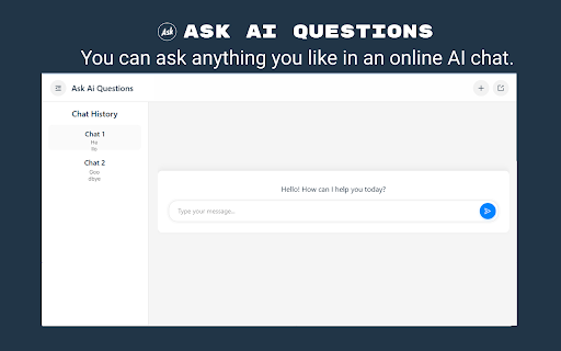 Ask Ai Questions  from Chrome web store to be run with OffiDocs Chromium online