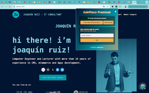 AskMisco Full  from Chrome web store to be run with OffiDocs Chromium online
