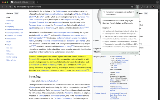 Ask my Website  from Chrome web store to be run with OffiDocs Chromium online