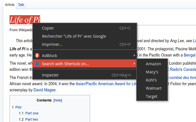 Ask Sherlock  from Chrome web store to be run with OffiDocs Chromium online