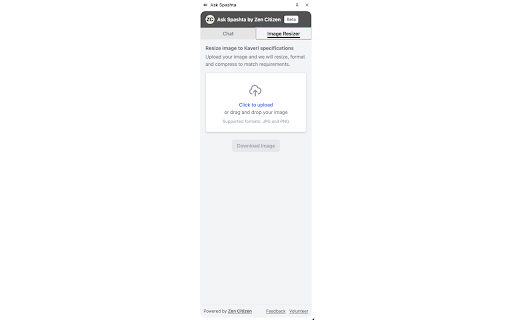 Ask Spashta  from Chrome web store to be run with OffiDocs Chromium online