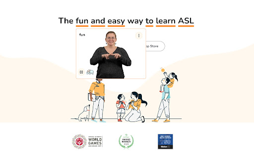 ASL Bloom  from Chrome web store to be run with OffiDocs Chromium online
