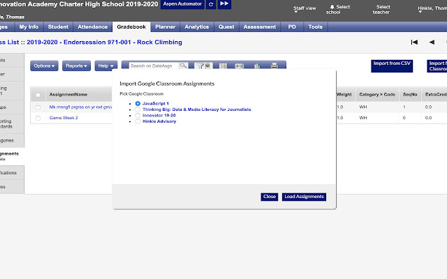 Aspen Automator  from Chrome web store to be run with OffiDocs Chromium online