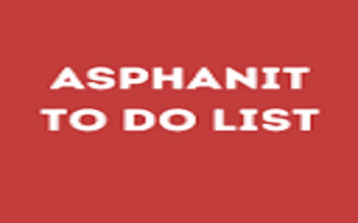Asphanit To Do List  from Chrome web store to be run with OffiDocs Chromium online