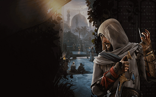 Assassins Creed Mirage Browser Theme  from Chrome web store to be run with OffiDocs Chromium online