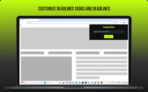 Assignofast  from Chrome web store to be run with OffiDocs Chromium online