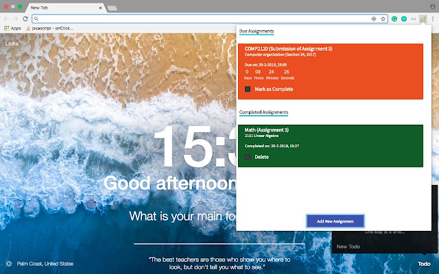 AssignTrack@HKU  from Chrome web store to be run with OffiDocs Chromium online