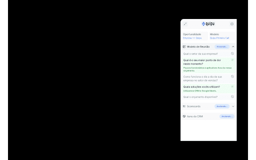 Assistente de Entrevistas InHire powered by Quipu  from Chrome web store to be run with OffiDocs Chromium online