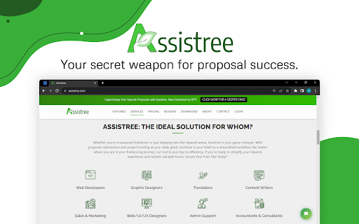 Assistree  from Chrome web store to be run with OffiDocs Chromium online