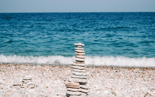 A Stack of Rocks on a Rocky Beach  from Chrome web store to be run with OffiDocs Chromium online