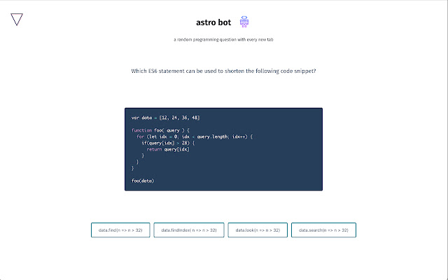 Astro Bot  from Chrome web store to be run with OffiDocs Chromium online