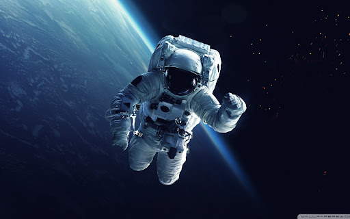 Astronaut Floating in Space  from Chrome web store to be run with OffiDocs Chromium online