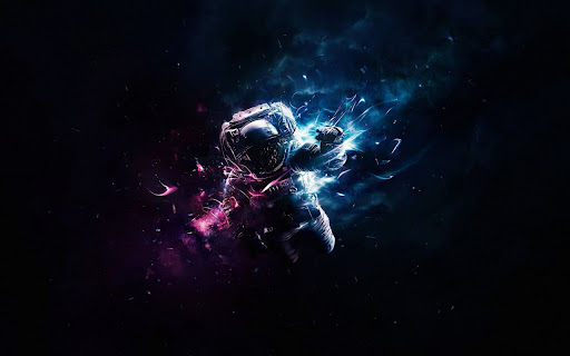 Astronaut in a Vibrant Cosmos  from Chrome web store to be run with OffiDocs Chromium online