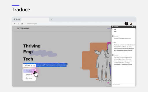 AstroPM  from Chrome web store to be run with OffiDocs Chromium online