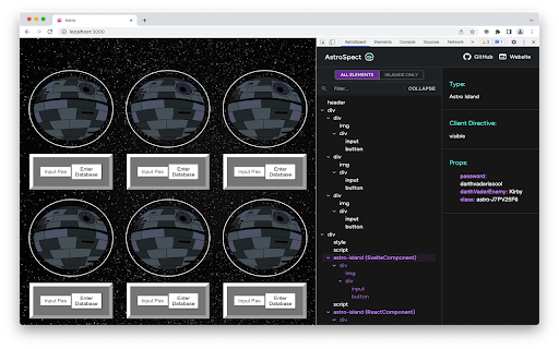 AstroSpect  from Chrome web store to be run with OffiDocs Chromium online