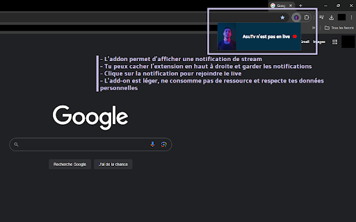 AsuTv Live alert  from Chrome web store to be run with OffiDocs Chromium online