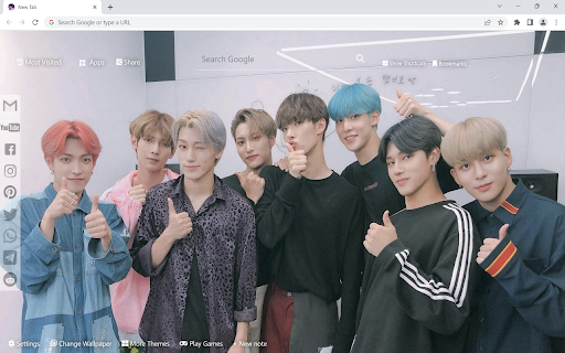 ATEEZ Wallpaper  from Chrome web store to be run with OffiDocs Chromium online