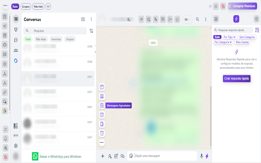 AtendaZap  from Chrome web store to be run with OffiDocs Chromium online