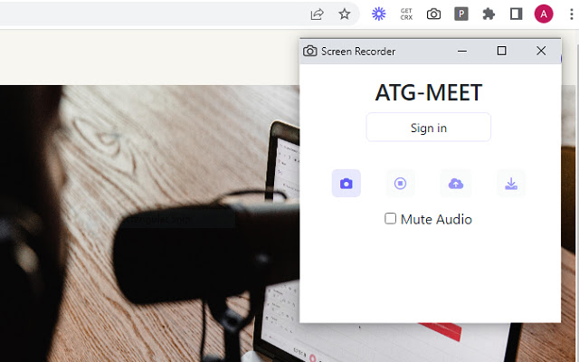 ATG Recorder  from Chrome web store to be run with OffiDocs Chromium online