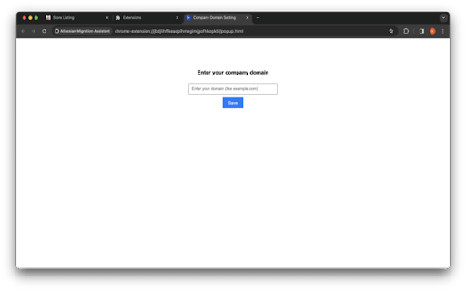Atlassian Migration Assistant  from Chrome web store to be run with OffiDocs Chromium online