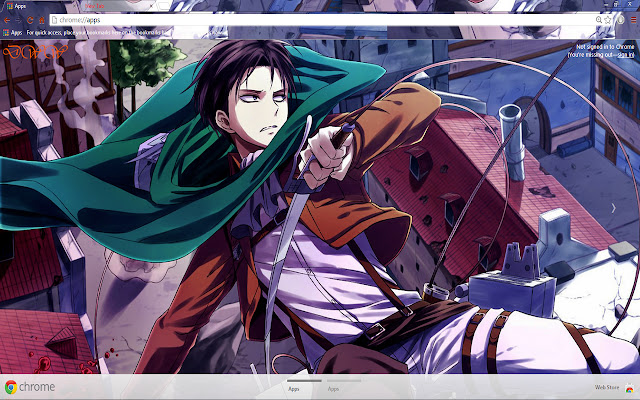 Attack On Titan Levi Ackerman  from Chrome web store to be run with OffiDocs Chromium online