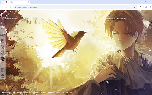 Attack On Titan Levi Wallpaper  from Chrome web store to be run with OffiDocs Chromium online