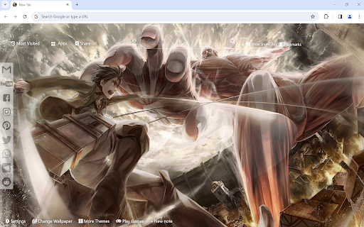 Attack On Titan Wallpaper  from Chrome web store to be run with OffiDocs Chromium online